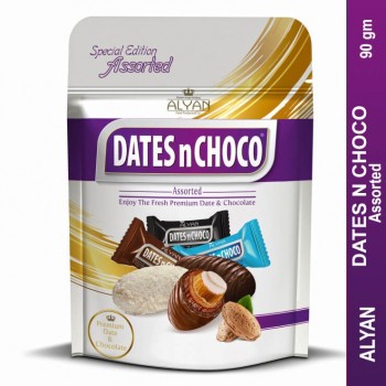 Dates N Choco Assorted Dates With Almond Coated Chocolate